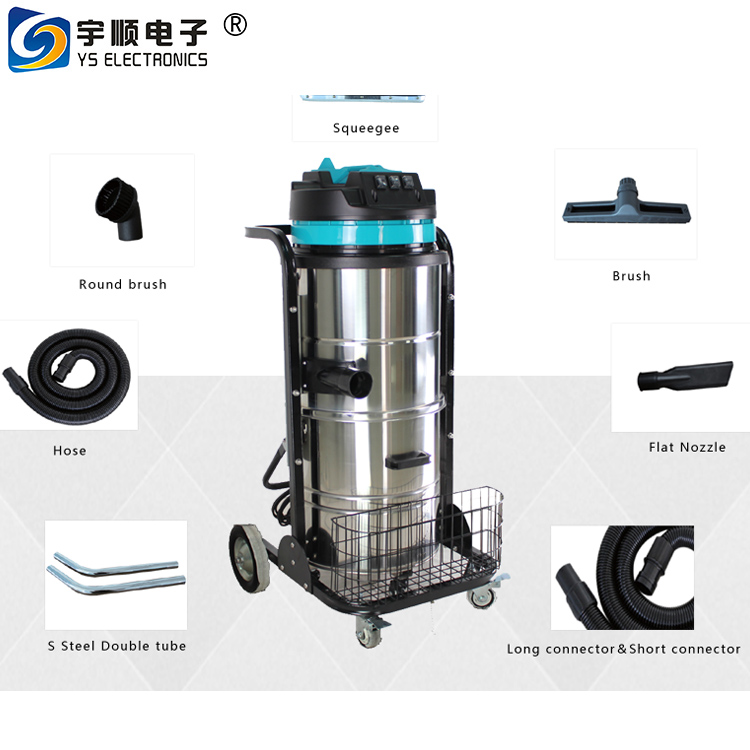 Aluminum scrap vacuum cleaner