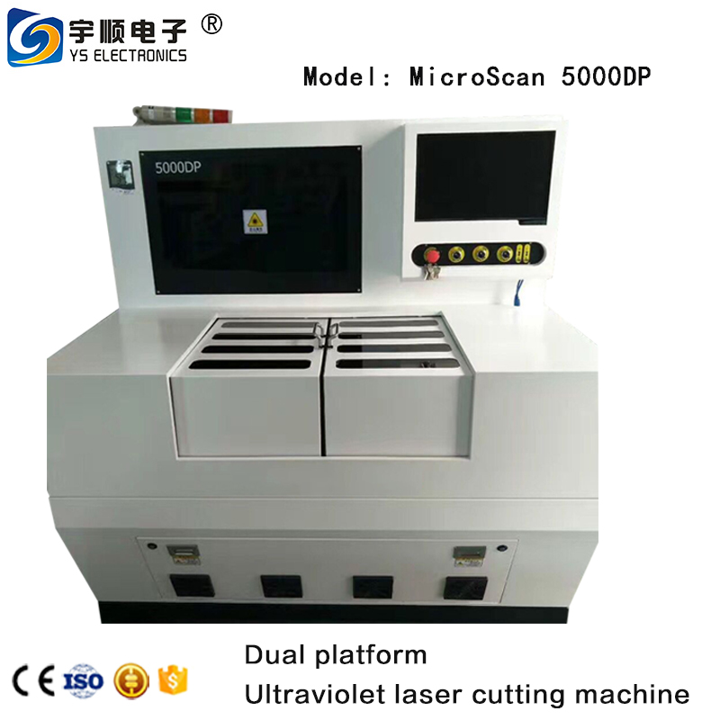 Ultraviolet laser cutting machine double platform PCB laser cutting equipment