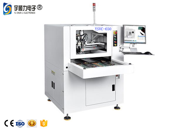 Vision Added Automatic Multiple Blade PCB Singulation