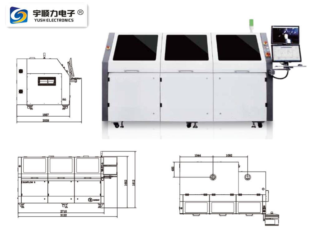 Online Electromagnetic Pump Selective Wave Soldering